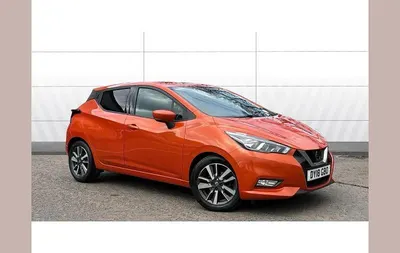Begagnad Nissan Micra N-Connecta 90 HK (66 kW) 2018 Orange Halvkombi